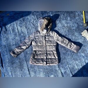 Calvin Klein size small puffer with detachable hood